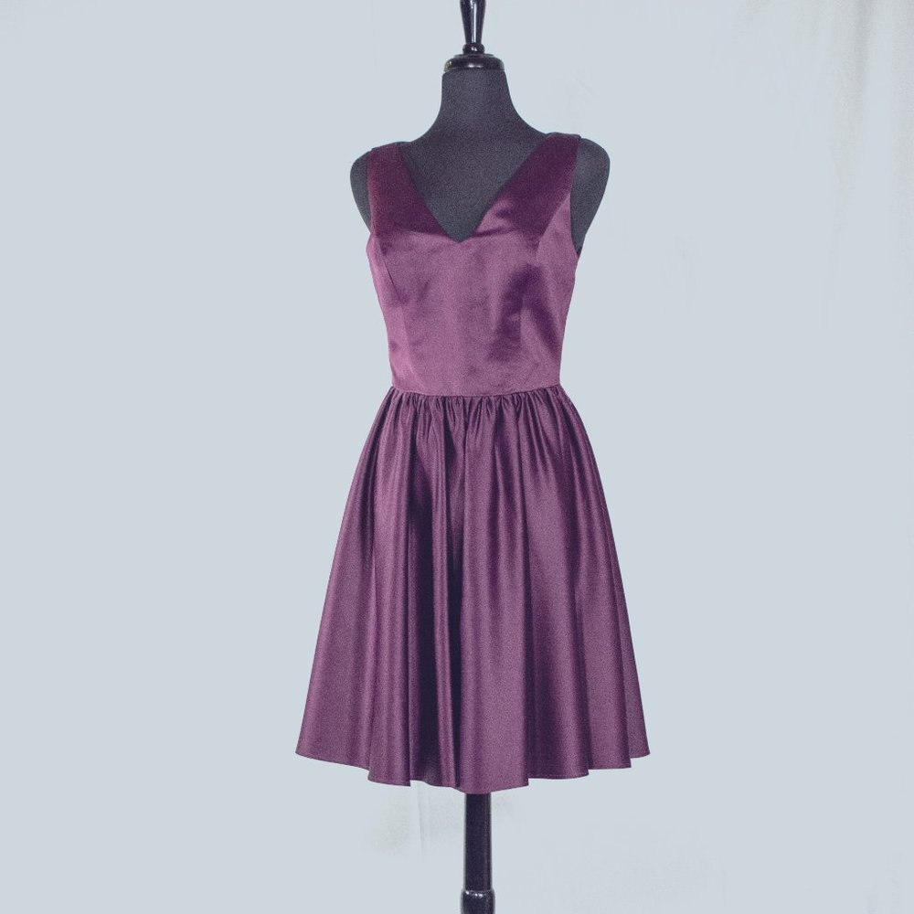 Mori Lee Knee-Length with Keyhole Back